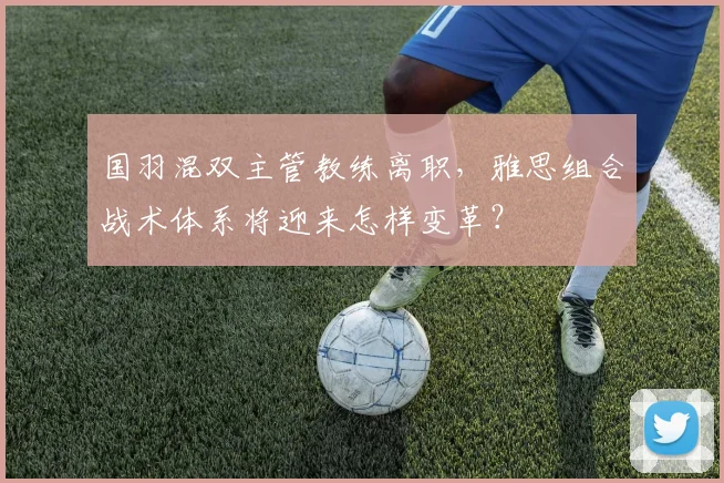 国羽混双主管教练离职，雅思组合战术体系将迎来怎样变革？